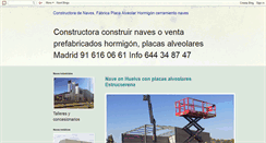 Desktop Screenshot of constructora.naveslocales.com